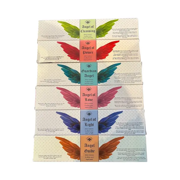 Green Tree Candle Green Tree - Engelen Wierook - Angel - Engel - Wierook - Geurstokjes - Set Van 6 Stuks thumbnail