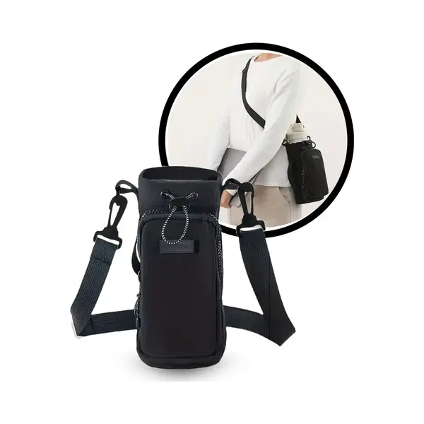 Scandi Bottle Bag | Reistas Met Fleshouder | Festival | Reizen | Wandelen | Wandeltocht | Backpacken | Vakantie | Paardrijden| Travel | Telefoontasje | thumbnail