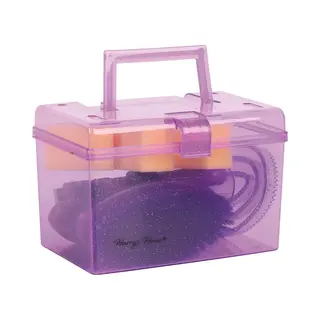 Harry's Horse Mini Giftbox - Paars - Poetskist Poetsbox Poetsspullen Paarden Poetsen Borstelen