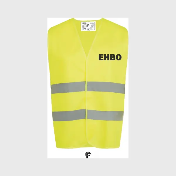 Print Fabrique Veiligheidshesje Ehbo - Fluo Geel - Maat M - Tekst Zwart - Veiligheidshesje Voor Volwassenen – Veiligheidsvest - Gele Hesjes thumbnail