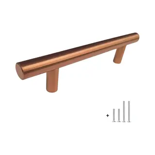 Hoexs Ronde Keukengreep Rose Gold – 15cm | Hartafstand 96mm – Luxe Handgreep Rose Goud