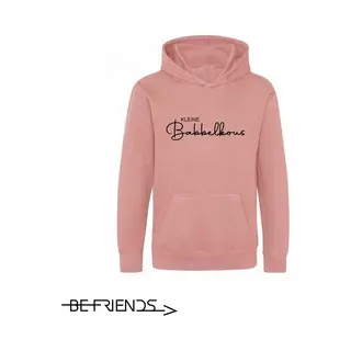 Be Friends Hoodie - Kleine Babbelkous - Kinderen - Roos - Maat 12-13 Jaar