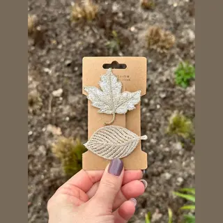 EindelijkLeuk Haarspeldjes Voor Meisjes - Haaraccessoires Meisjes - Haarspeldjes Goud Blad - Haarspeldjes Bruiloft - Haarknipjes - Haarclips - Handgemaakte