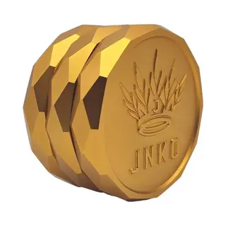 Grinder 4-Delig Royal Xl | Goud | 63mm | Aluminium | 3D Logo | Jnko