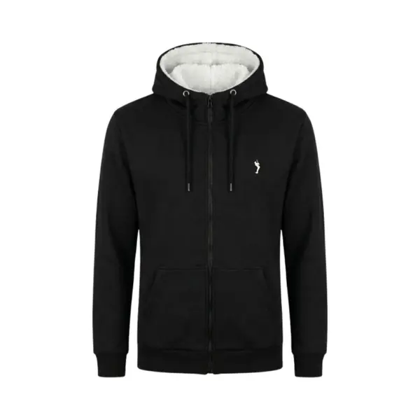 Hitman Vest Heren – Gevoerde Binnenzijde - Heren Vest Met Rits – Trainingsvest Heren - Met Capuchon – Ruime Zakken - Zwart - Maat Xl thumbnail