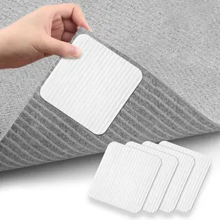 Antislip Tapijt Pads - 4 Stuks Herbruikbare Antislipmatten Voor Veiligheid En Comfort