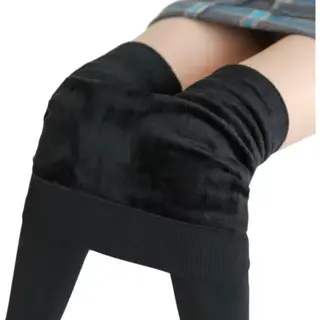 Fleece Legging - Zwart - Thermo Legging - Winter Legging - Fleece Panty - Warme Kleren - Maat L - Thermo Legging - Warme Panty - Thermo Panty - Dames