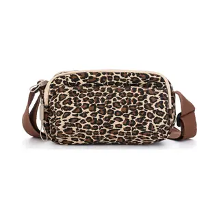 Yw Yehwang Sf - Multi Vakjes Crossbody Reistasje - Ideaal Voor Op Vakantie - Leopard