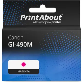PrintAbout Druckerpatrone Gi-490M Magenta Für Canon