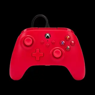 PowerA 1519366-01 game controller Rood Usb Gamepad Analoog Pc, Xbox One, Xbox Series S, Xbox Series X
