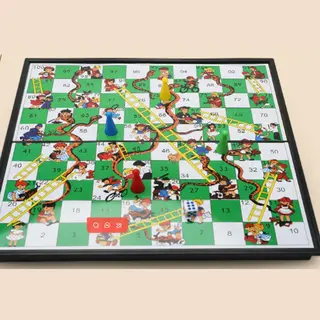 Slangen En Ladders Bordspel Voor Kinderen, 2-4 Spelers, Regelbewustzijn, Veerkracht, Educatie Voor Jonge Kinderen En Interactief Ouder-kind Speelgoed.