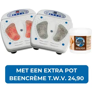 Aanbieding Blije VoetenVoetmassage Apparaat NR1.- Met Beencrème- Verbetert De Bloedcirculatie - Voetmassage - Infrarood - Stimuleert De Bloedsomloop