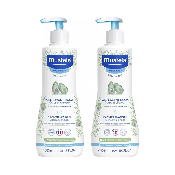 Mustela Avocado Gentle Cleansing Gel Set Van 2 X 500 Ml thumbnail
