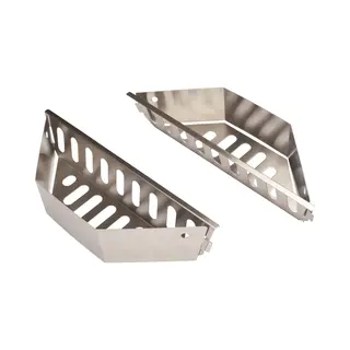 Bbqnovation Set Van 2 Rvs Brikettenhouders – Voor 47, 57 & 67 Cm Kogel Bbq’s – Duurzaam & Roestvrij – Compatibel Met Onder Andere Weber