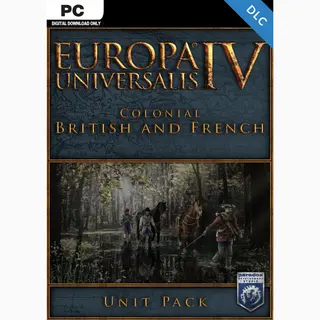 Europa Universalis Iv Colonial British And French Unit Pack Pc - Dlc