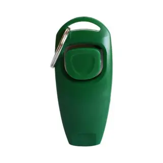 Luxe Clicker Met Fluit - 2 In 1 Hondentrainer - Hondenklikker - Met Bevestigingsring - Hond Trainen Met Een Clicker En Fluit - Honden Trainer - Groen