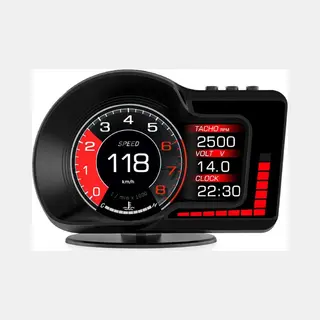 Auto Hud Head-up Display Digitale Gps Snelheidsmeter Dual System Display Met Snelheid/klok/Rpm/watertemperatuur/hoogte/enz. ​​Alarm Voor Te Hoge