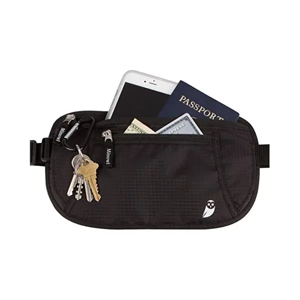 Moneybelt - Heuptasje - Reisportemonnee - Zwart thumbnail