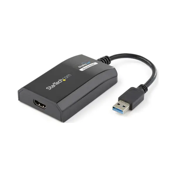 StarTech Usb 3.0 To Hdmi Video Adapter (Hdmi, 9 cm), Data + Video Adapter, Schwarz thumbnail