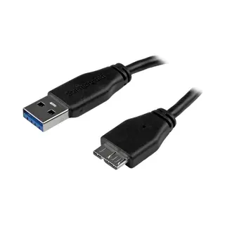 StarTech.com Slim Micro Usb 3.0 Cable - M/M - 15cm (6in)