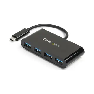 StarTech.com 4-Port Usb-C Hub - Usb-C to 4x Usb-A - Usb 3.0 Hub - Bus Powered~4-Port Usb-C Hub - Usb-C to 4x Usb-A - Usb 3.0 Hub - 5Gbps - Bus Powered