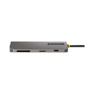 StarTech.com Usb C Multiport Adapter 4K 60Hz Hdmi Video, 3 Pt 5Gbps Usb-A Hub, 100W Usb Power Delivery Pass-Through/GbE/Sd/MicroSD, 12"/30cm Cable, Travel Laptop Docking Station