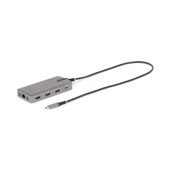 StarTech.com Usb-C Triple Monitor Multiport Adapter, Dual 4K 60Hz + 4K 30Hz Hdmi & DisplayPort, 3-Port Usb 10Gbps Hub, 100W Pd Pass-Through, GbE, Travel Dock, Windows & ChromeOS thumbnail