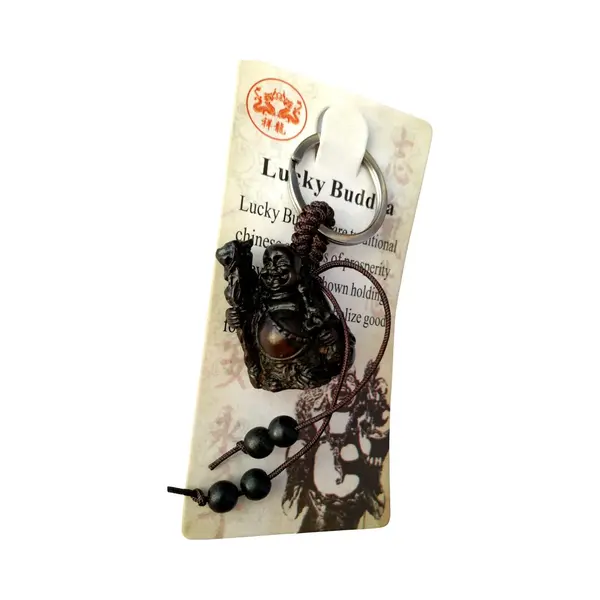 Lucky Boeddha - Gelukshanger - Sleutelhanger - Gift - Geluk - Boeddha thumbnail