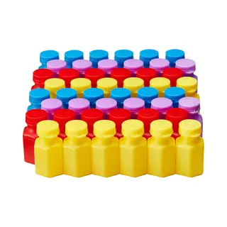 The Twiddlers 48 Mini Zeepbellen Met Voor Kinderen, Jongens En Meisjes - Kinderfeestjes, Kinderverjaardag, Bruiloften, Traktaties, Uitdeelcadeautjes