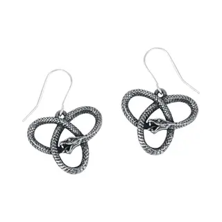 Alchemy - Eve's Triquetra Oorbellen - Zilverkleurig