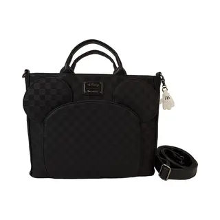 Loungefly Mickey Mouse Checkered Texture Convertible Backpack & Tote Bag