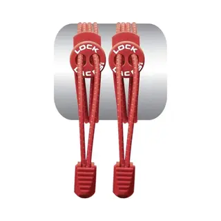 Lock Laces Rood - Elastische Schoenveters - Hardlopen