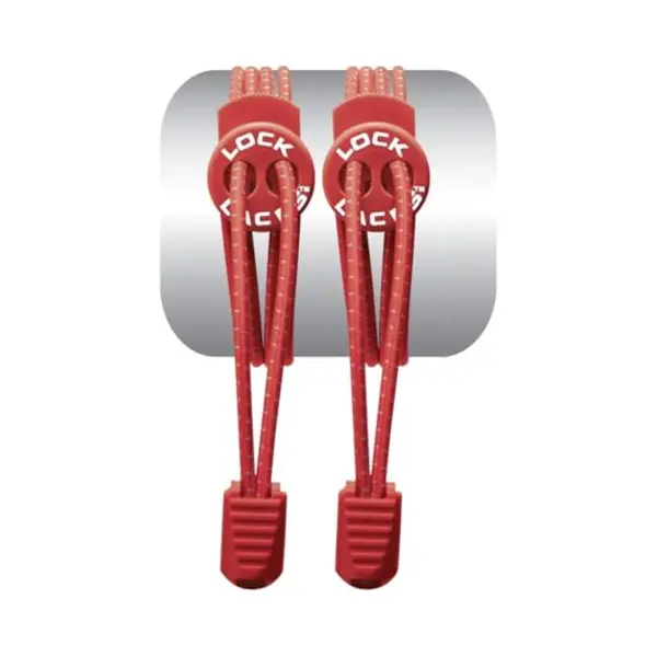 Lock Laces Rood - Elastische Schoenveters - Hardlopen thumbnail