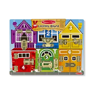 Melissa & Doug Motoriktafel Schlösser und Riegel