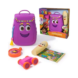 Spin Master Dora, My Adventure Backpack, with Explorer Accessories‚ A Retractable Map, Toy Binoculars & Compass, Kids Toys for Girls & Boys Ages 3 and Up