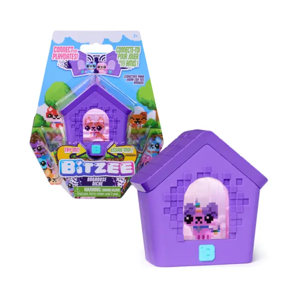 Spin Master Bitzee , Doghouse Interactive Toy with 15 Puppies Inside, 3D Playroom, Reacts to Touch, Digital Pet Kids Toys for Girls & Boys Ages 5 and up thumbnail