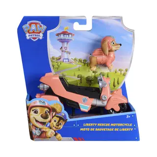 Spin Master Paw Patrol - Liberty Reddingsmotor - Speelgoedmotor met Verzamelfiguur - Speelgoedvoertuigen
