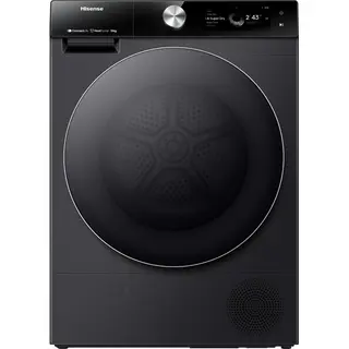 Hisense DH7S107BB tumble dryer Freestanding Front-load 10 kg Black