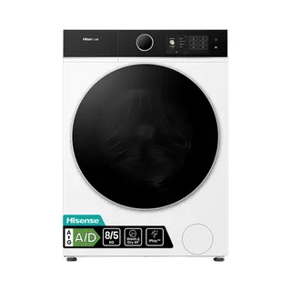 Hisense WD5I8043BWF Was-droogcombinatie Vrijstaand Voorbelading Wit D