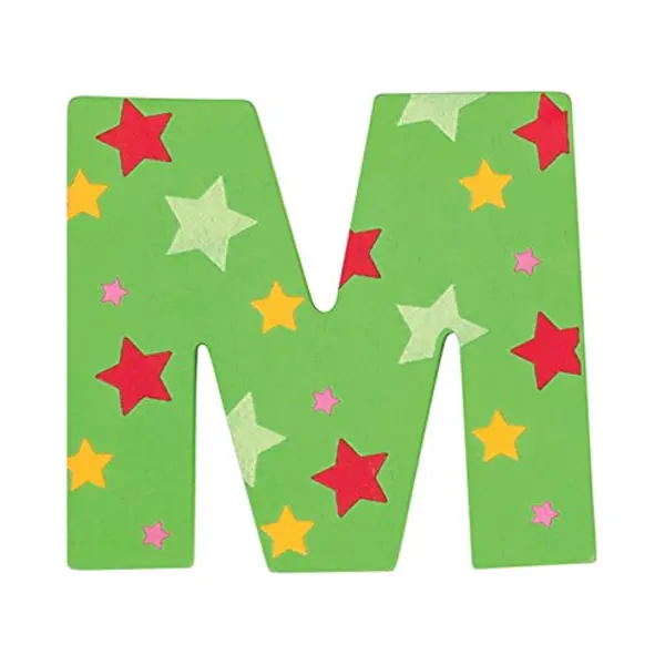 Bigjigs Toys Star Letter M (Green) thumbnail