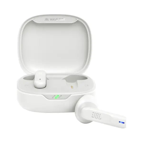 Jbl Wave Flex Headset True Wireless Stereo (Tws) In-ear Gesprekken/Muziek/Sport/Elke dag Bluetooth Wit thumbnail
