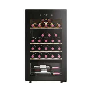 Haier Wine Bank 50 Serie 3 HWS34GGH1 Weinkühler mit Kompressor Freistehend Schwarz 34 Flasche(n)