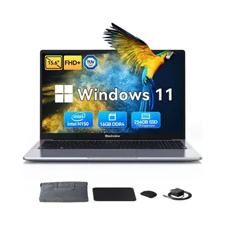 Huidun HiBook 6 Laptop - 15, 6 Inch Full Hd - 16 Gb Ram - 256 Gb Ssd - Intel N150 - Windows 11 Notebook - Uhd Graphics - 5000mAh - Grijs