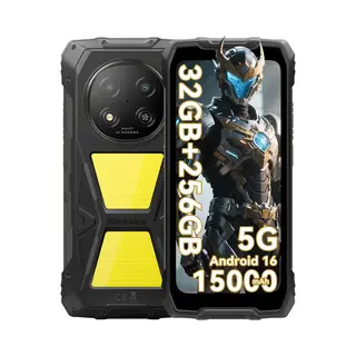Blackview Rock 2 Pro - Robuuste Smartphone - 5G - 32GB Ram - 256GB Rom - 6.67 Inch 120Hz - 15000mAh Robuuste Telefoon - Android 16 - Nfc - Gps - Zwart