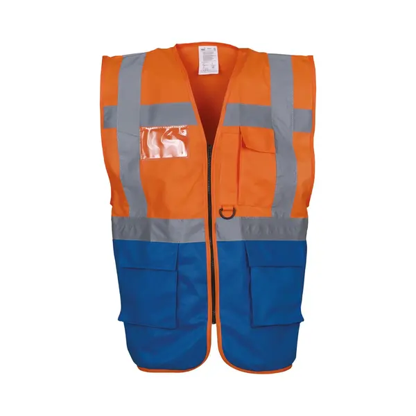 Yoko Hi Vis YHVW801 - Executive Vest - Orange - Reflectiebanden - L thumbnail