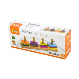 vigatoys Viga Toys Vormenspel 10-delig Multicolor