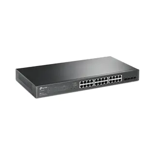 Tp-Link JetStream 28-Port Gigabit Smart PoE Switch with 24-Port PoE+