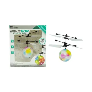 Heli Ball Xl Flash Ball Met Lichteffecten - Met De Hand Bestuurde Helikopter - Mini Drone Ufo Infrarood Oplaadbaar Usb