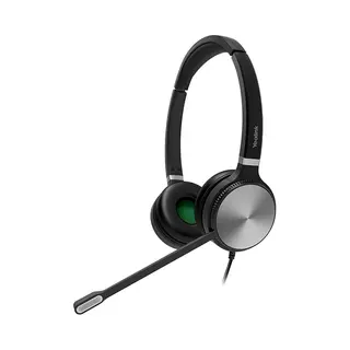Yealink YHS36 Headset Wired Head-band Office/Call center Black, Silver