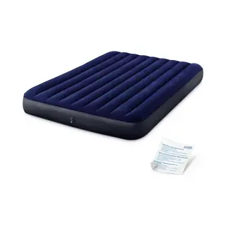 Intex DuraBeam Classic Downy Queen Doppelmatratze Blau Unisex